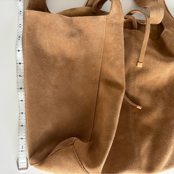 Mango Suede Medium Shopper Bag in Tan - Picture 8 of 12